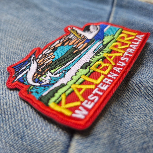 Kalbarri Western Australia Travel Iron On Embroidery Patch Destination Souvenir Gift
