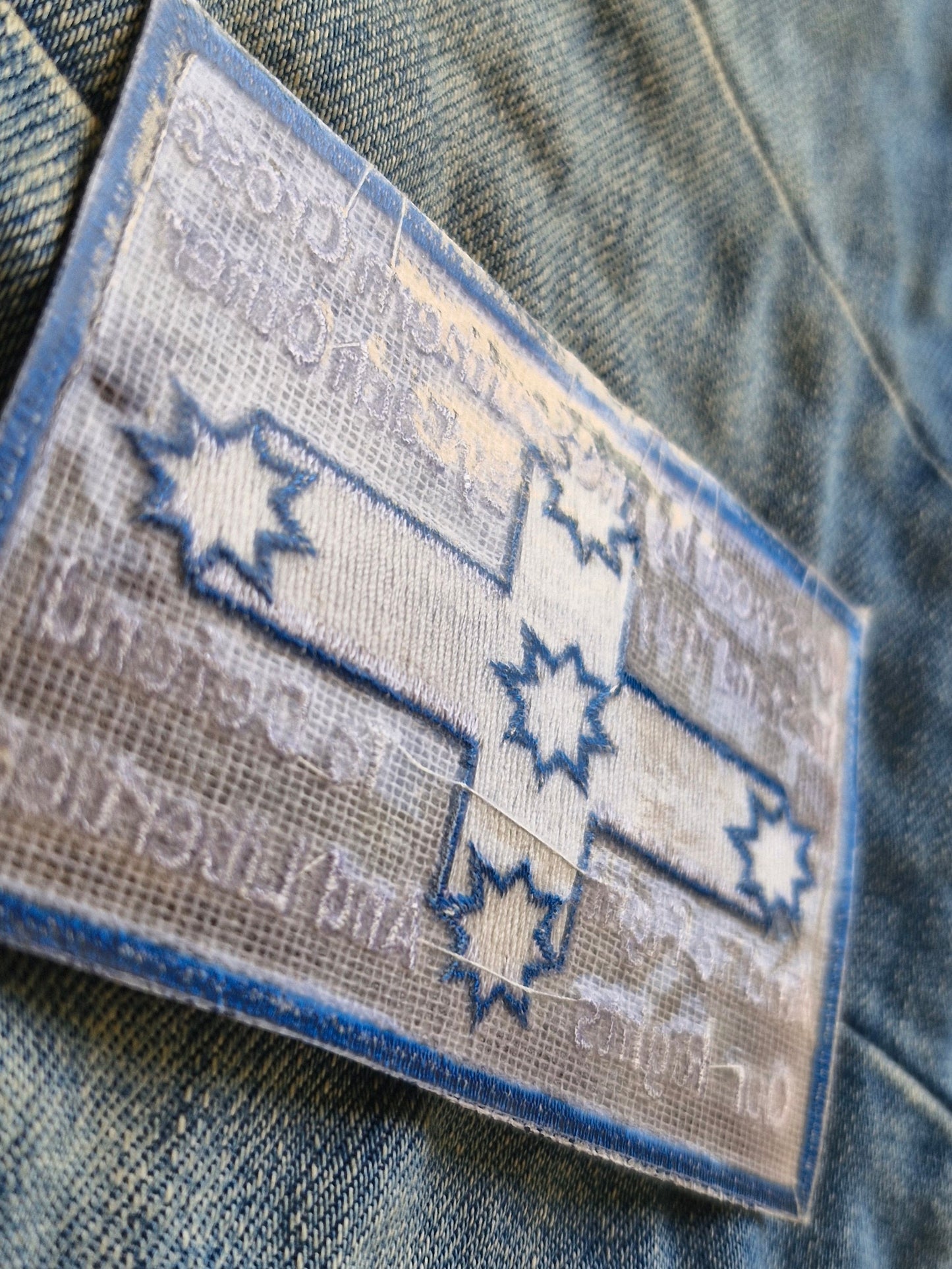 Eureka Stockade Flag Australia Destination Iconic History Iron On Patch