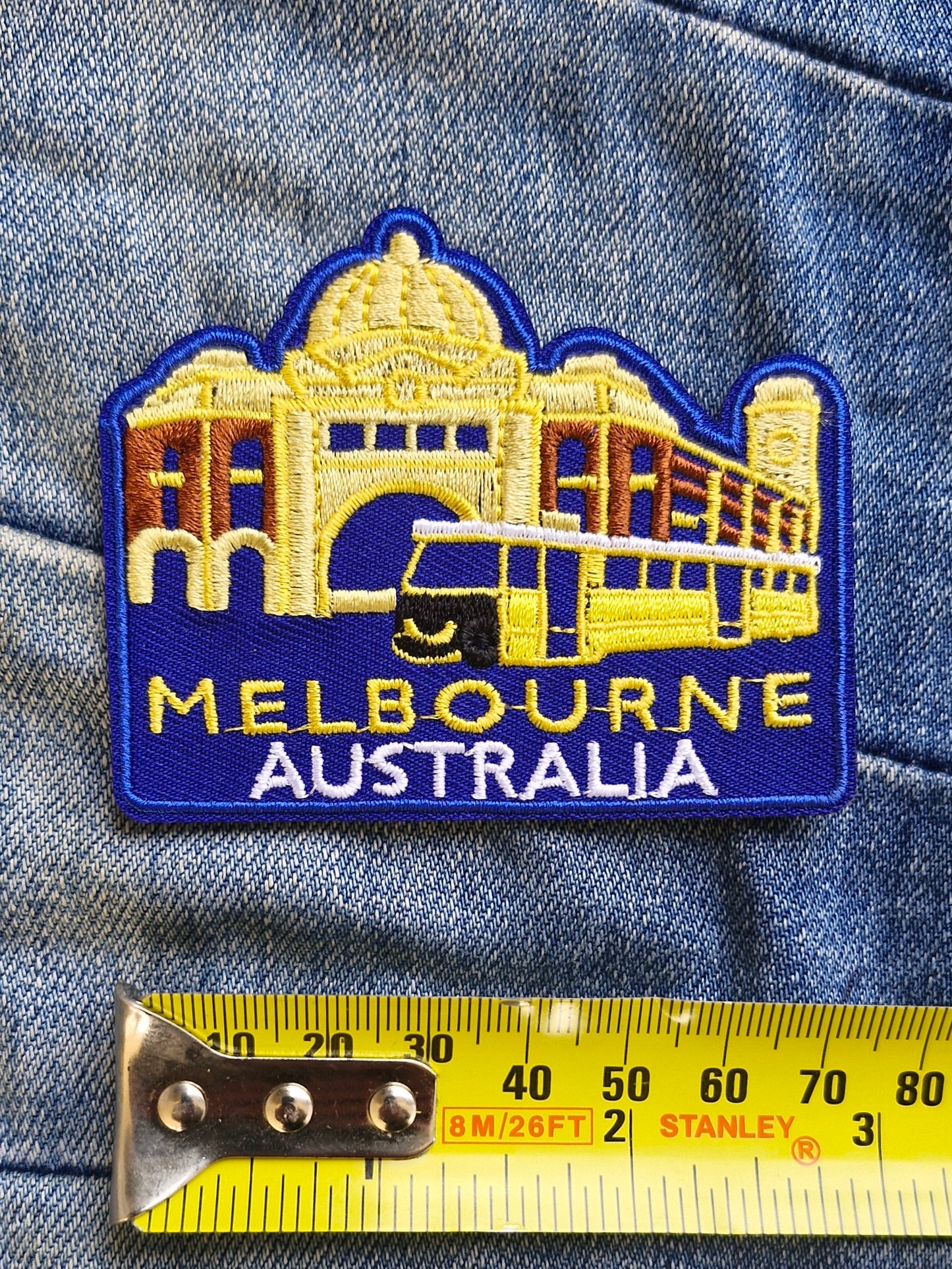 Melbourne Australia Travel Iron On Patch Destination Souvenir Gift
