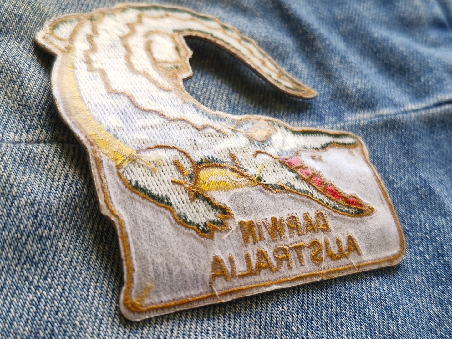 Darwin - Northern Territory, Australia Travel Iron On Patch Crocodile Destination Souvenir Gift