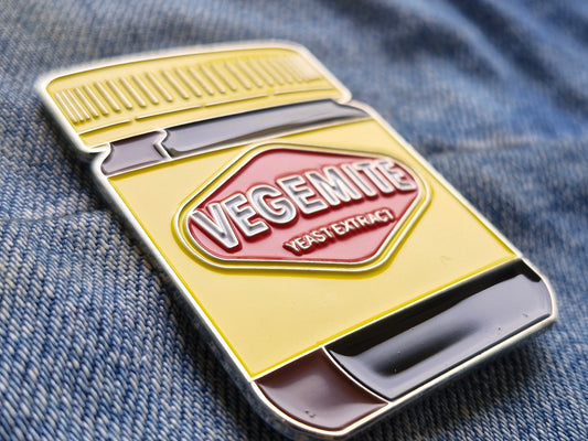Vegemite Australia Icon Enamel Fridge Magnet Destination Souvenir Gift