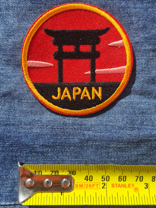 Japan, Travel Iron On Embroidery Patch Destination Souvenir Gift
