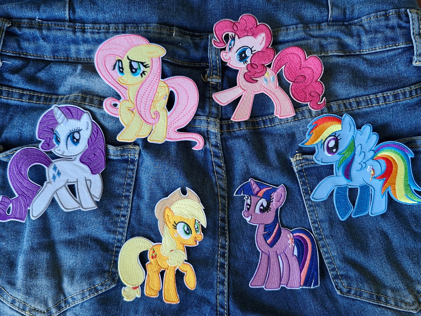 My Little Pony - Apple Jack, Iron On Embroidery Kids Cartoon Patch Gift Souvenir Craft