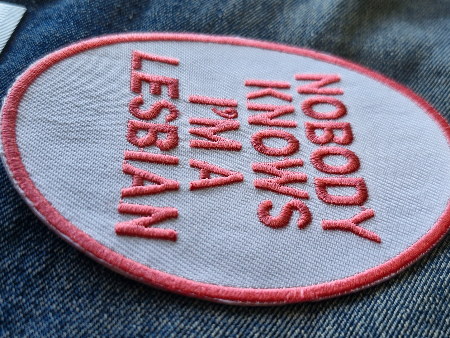 Lesbian Gay LGBTQ+ Iron On Embroidery Patch Culture