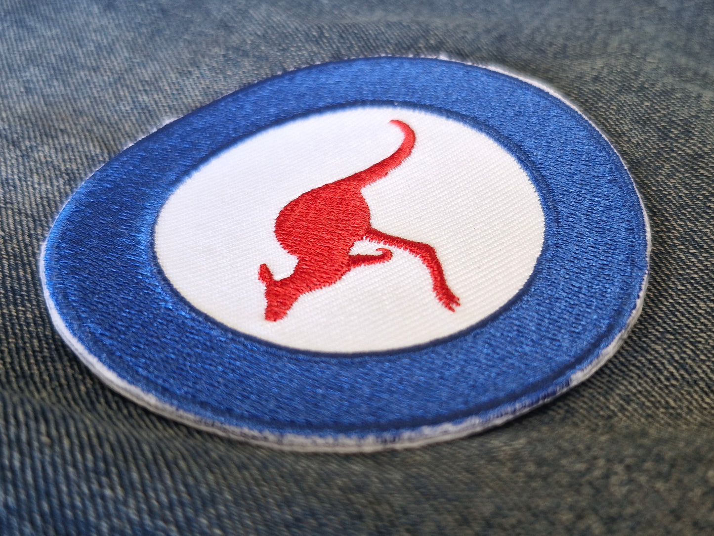 Australian Navy RAAF Airforce Ensign Roundel, Flag Iron On Embroidery Patch