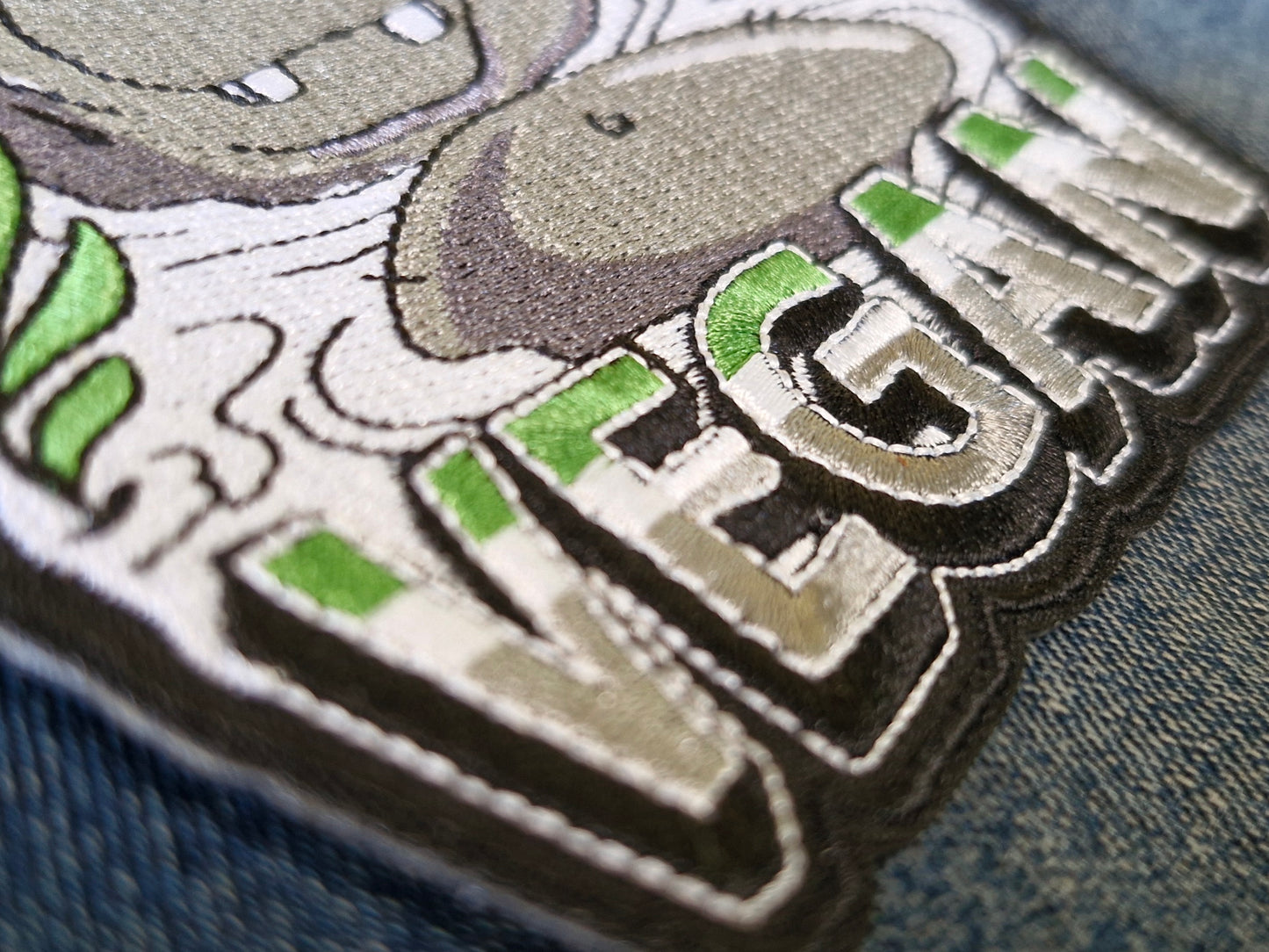 Vegan for Life, Lifestyle, Diet Culture, Iron On Embroidery Patch