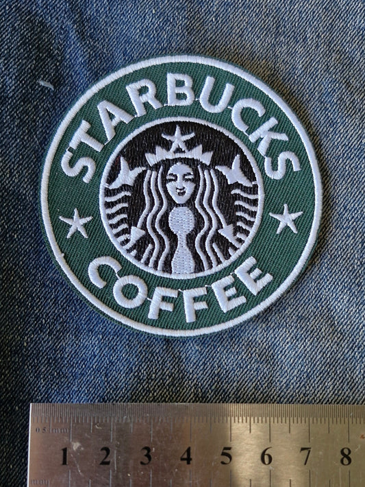 Starbucks Coffee, USA Mermaid Logo Iron On Embroidery Patch