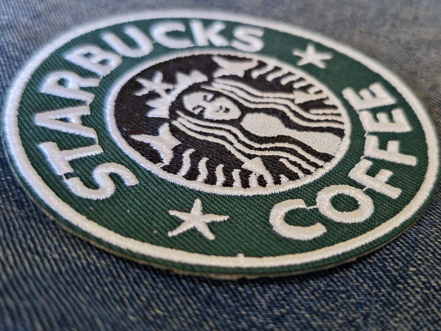 Starbucks Coffee, USA Mermaid Logo Iron On Embroidery Patch