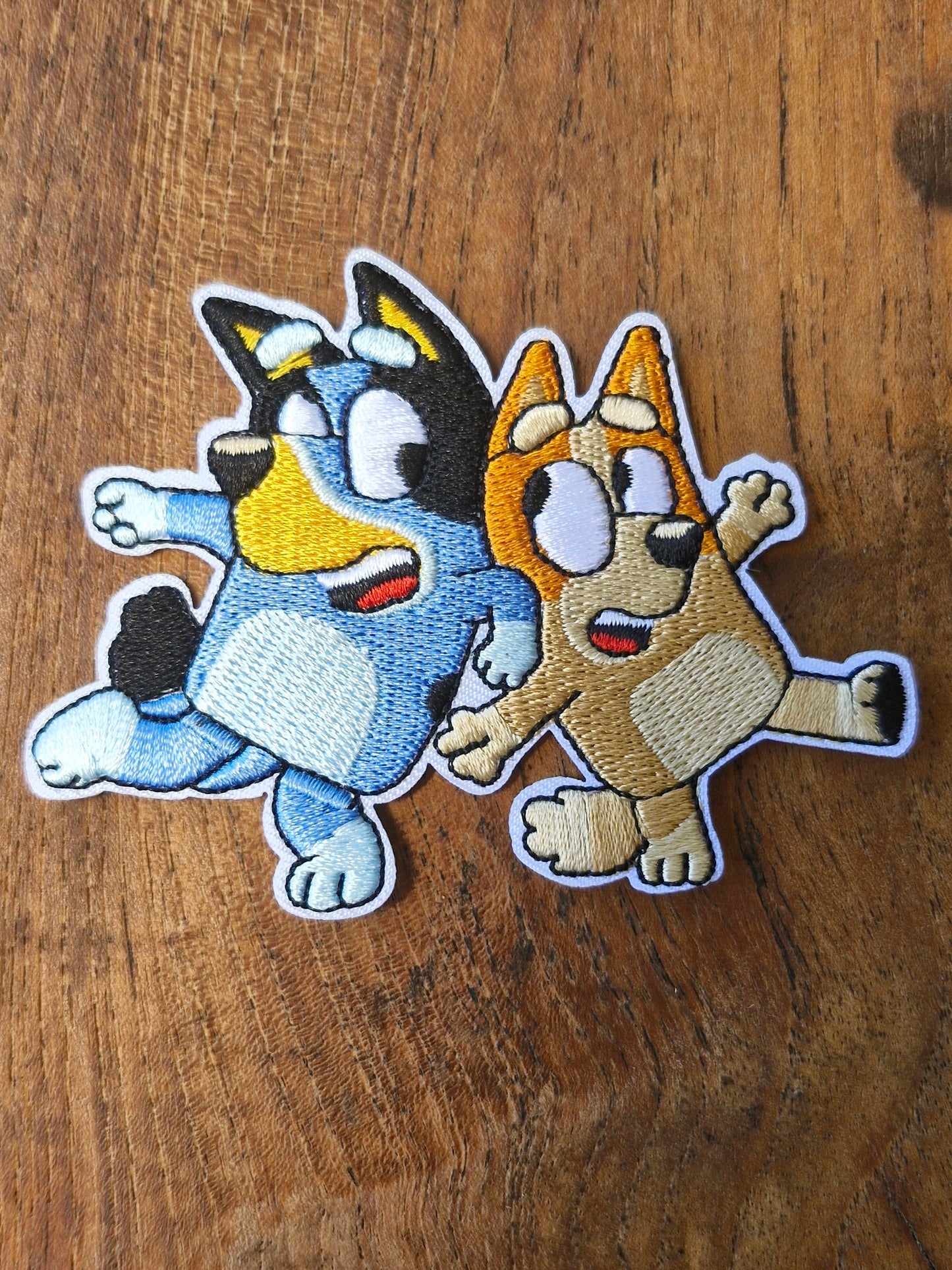 Bluey, Kids Cartoon Australia Iconic Iron On Patch Embroidery Craft Kids