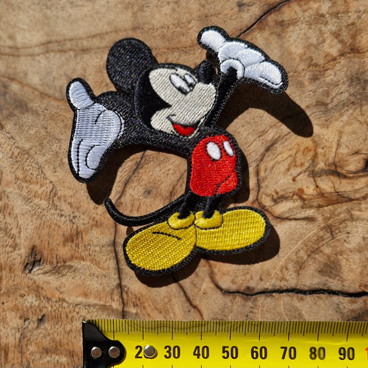 Mickey & Minnie Mouse - Disney, Kids Cartoon, Retro Iron On Embroidery Patch