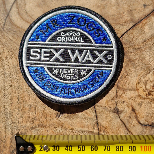 Sex Wax, Mr Zoggs, Surfboard Logo, Sport Iron On Embroidery Patch