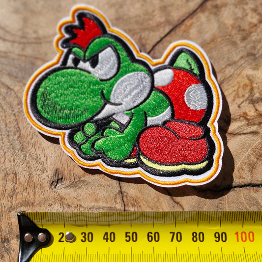 Yoshi - Super Mario Nintendo, Game Iron On Embroidery Patch