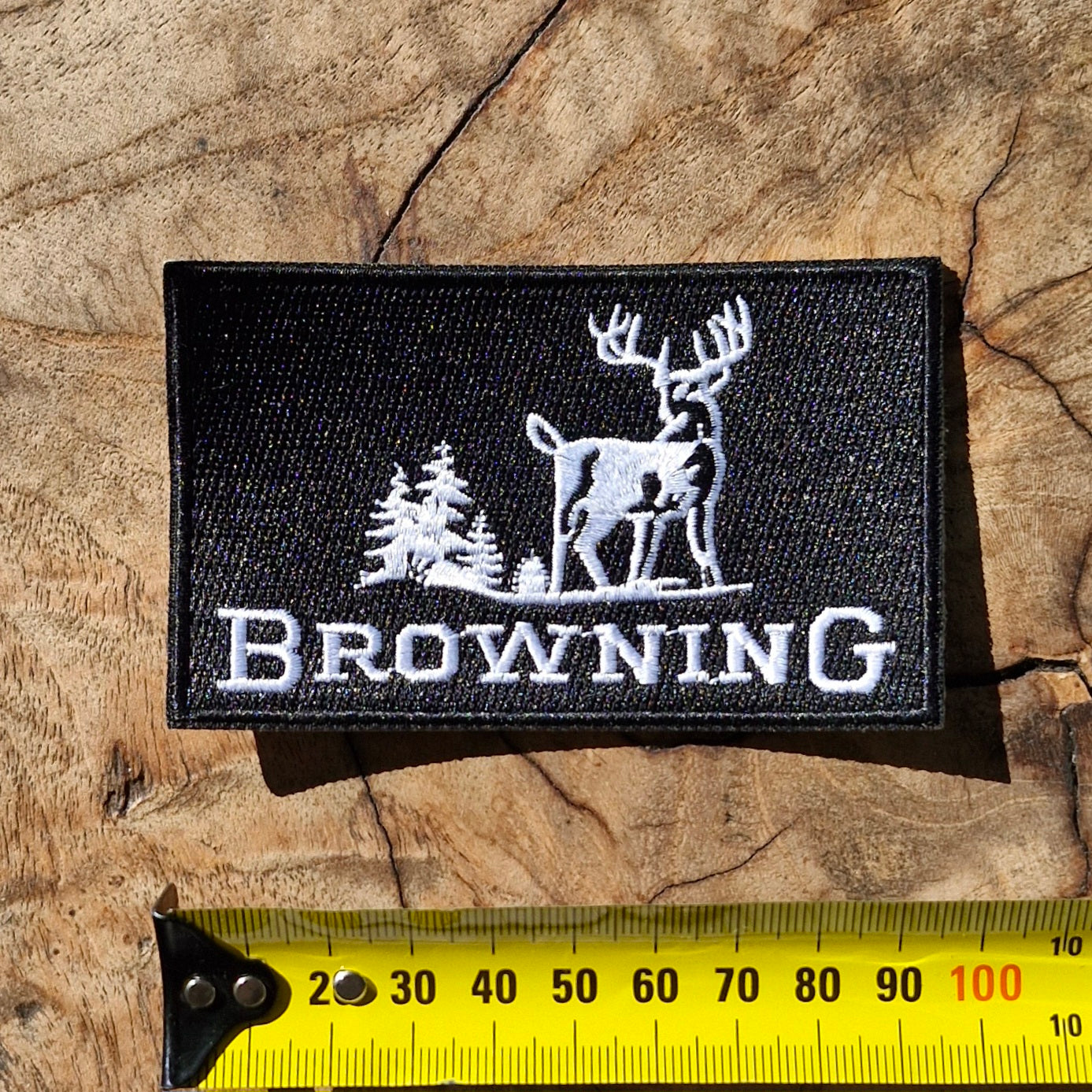 Browning - Firearms Logo, Gun Sport, Hunters Shooters, Marksman, Iron On Embroidery Patch