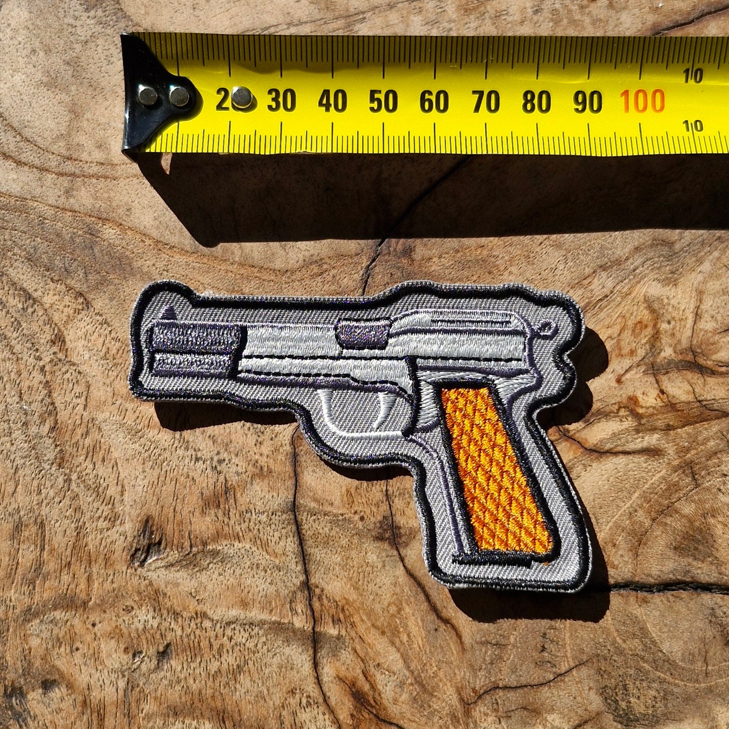 Pistol, Firearms, Gun Sport, Shooters and Hunters, Marksman, Iron On Embroidery Patch