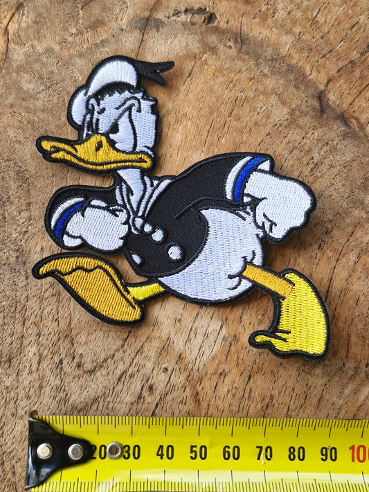 Donald Duck - Disney, Retro Cartoon Character, Iron On Embroidery Patch