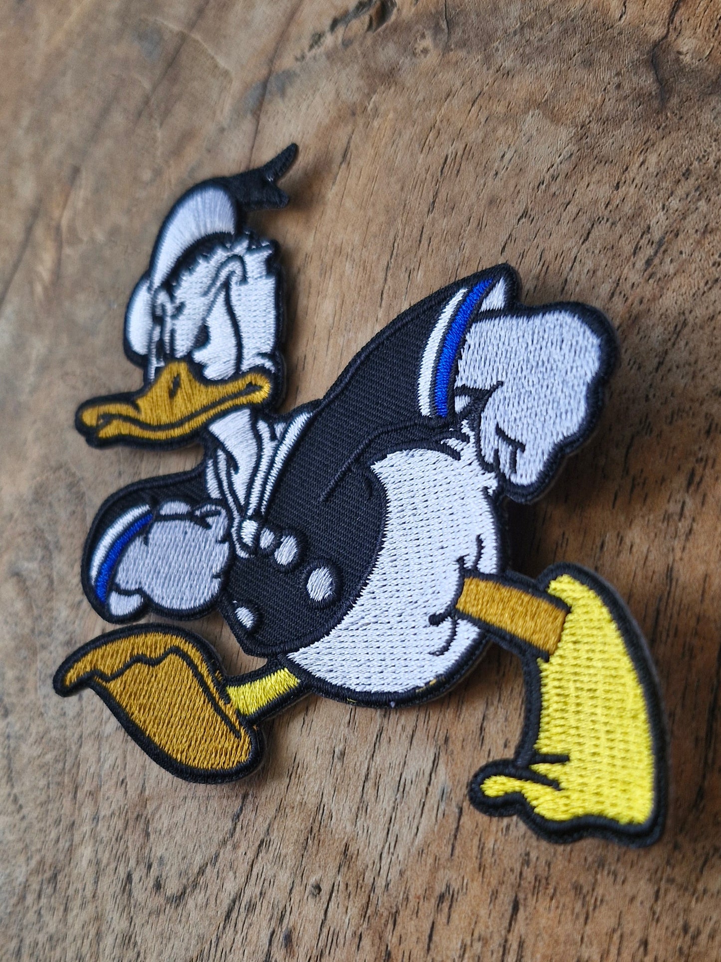 Donald Duck - Disney, Retro Cartoon Character, Iron On Embroidery Patch