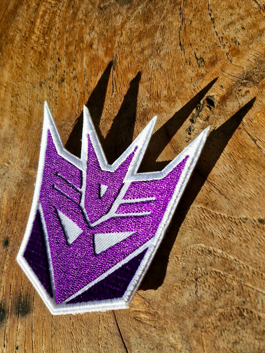 Decepticons Insignia - Transformers, Paramount Pictures, Comic, Movie, TV Series, Iron On Embroidery Patch