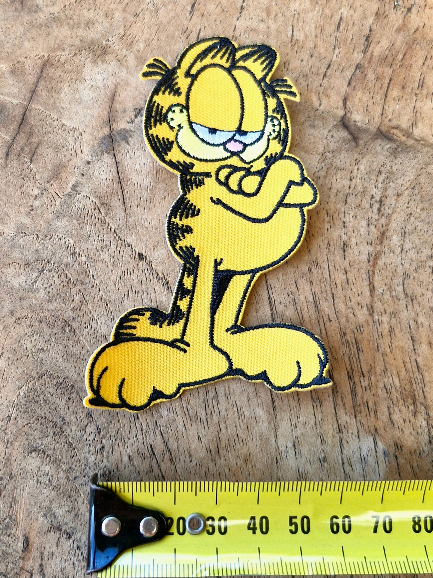 Garfield, Retro Comic Cartoon Iron On Embroidery Patch