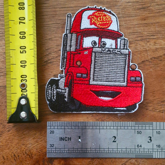 Mack, Cars Kids Cartoon Iron On Embroidery Patch