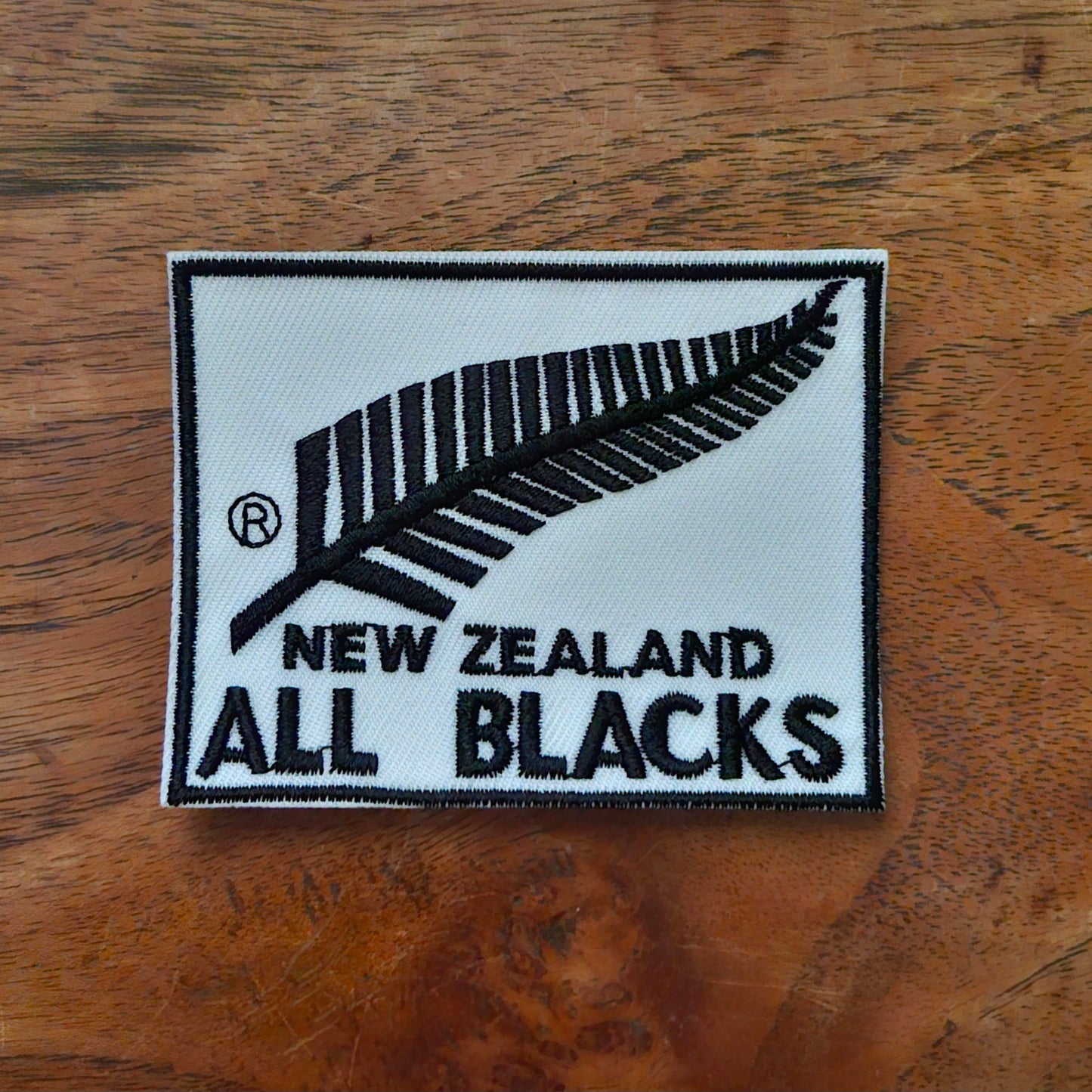 Silver Fern - New Zealand, Travel Iron On Embroidery Patch Destination Souvenir Gift