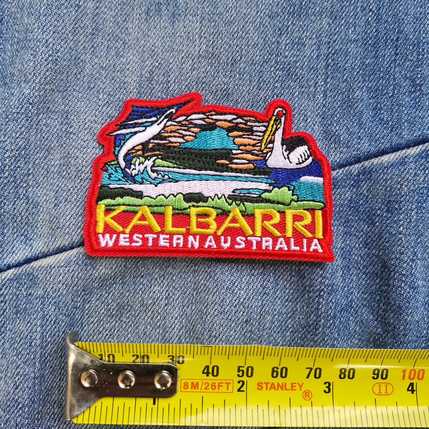 Kalbarri Western Australia Travel Iron On Embroidery Patch Destination Souvenir Gift