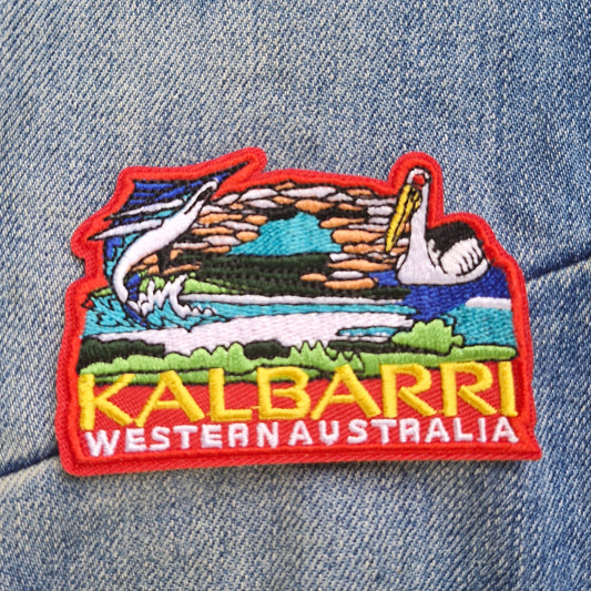 Kalbarri Western Australia Travel Iron On Embroidery Patch Destination Souvenir Gift