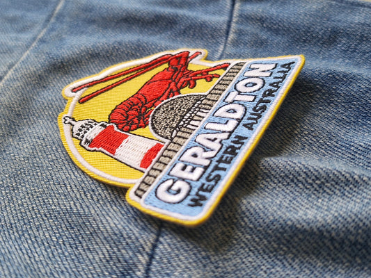 Geraldton Western Australia Travel Iron On Embroidery Patch Destination Souvenir Gift
