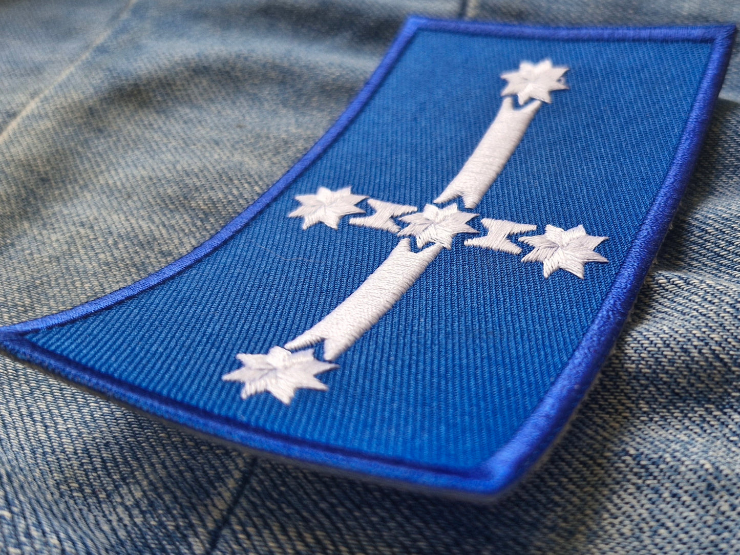Eureka Stokade Flag, Australian History, Rebellion Iron On Embroidery Patch