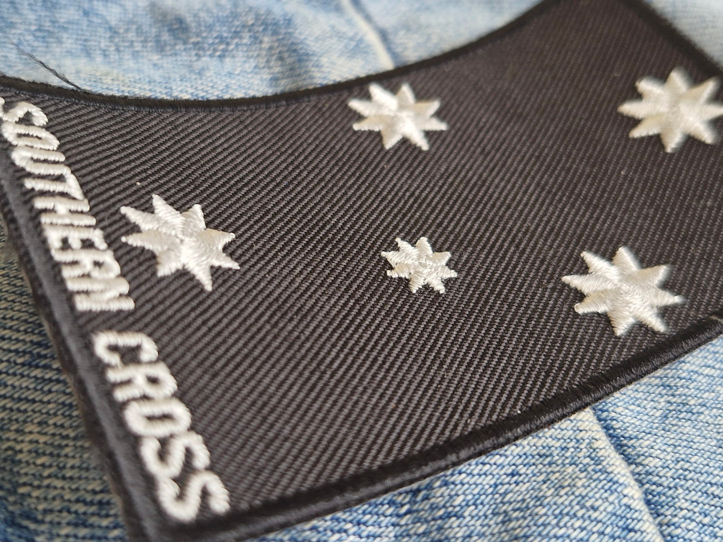 Southern Cross Travel Iron On Embroidery Patch Destination Souvenir Gift