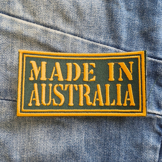 Made In Australia Travel Iron On Patch Destination Souvenir Gift Surf