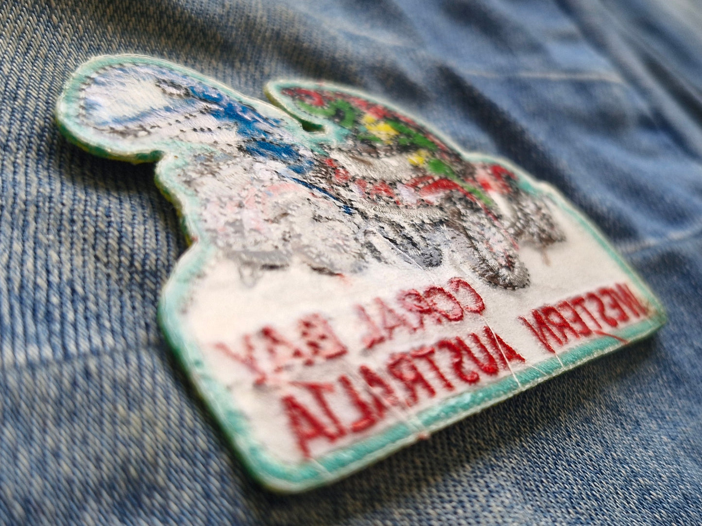 Coral Bay - Western Australia Travel Iron On Embroidery Patch Destination Souvenir Gift