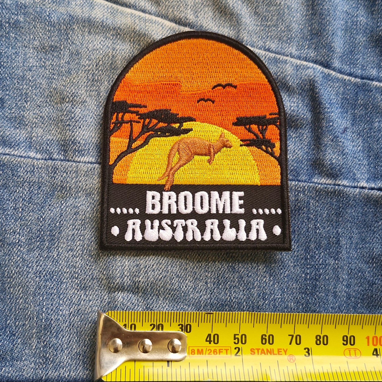 Broome - Western Australia, Travel Iron On Embroidery Patch Souvenir