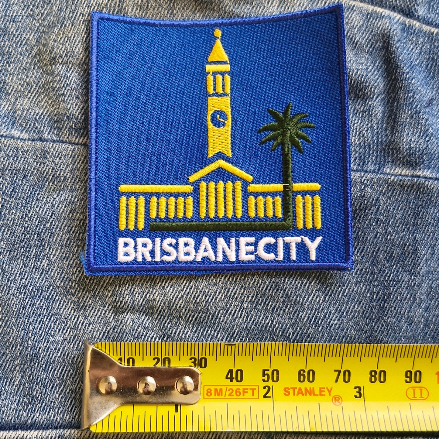 Brisbane - Queensland Australia Travel Iron On Embroidery Patch