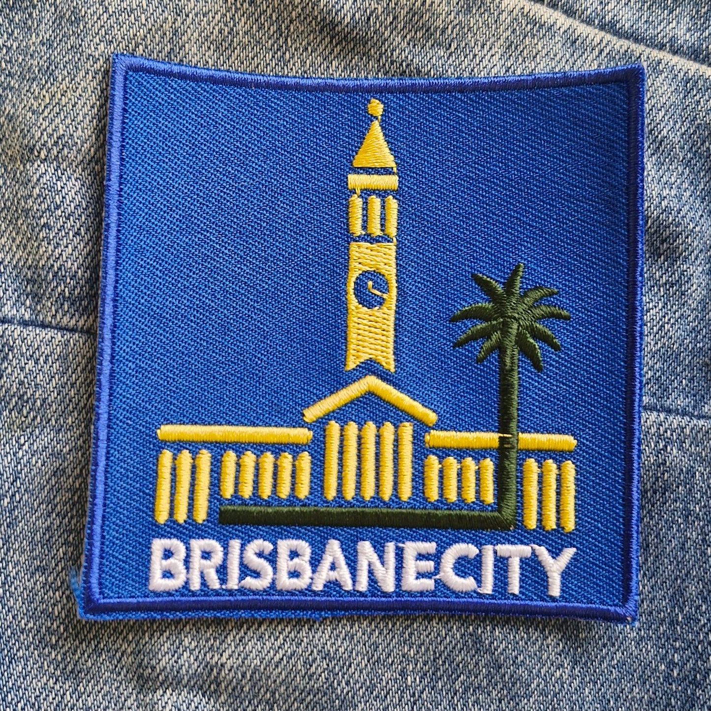 Brisbane - Queensland Australia Travel Iron On Embroidery Patch