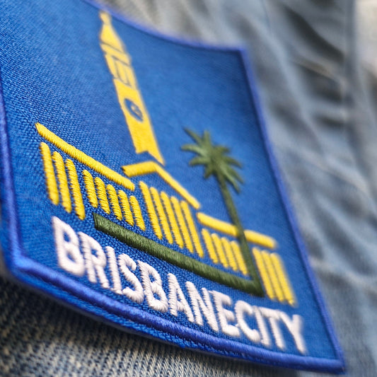Brisbane - Queensland Australia Travel Iron On Embroidery Patch