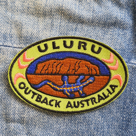 Uluru Outback Australia Travel Iron On Patch Destination Souvenir Gift