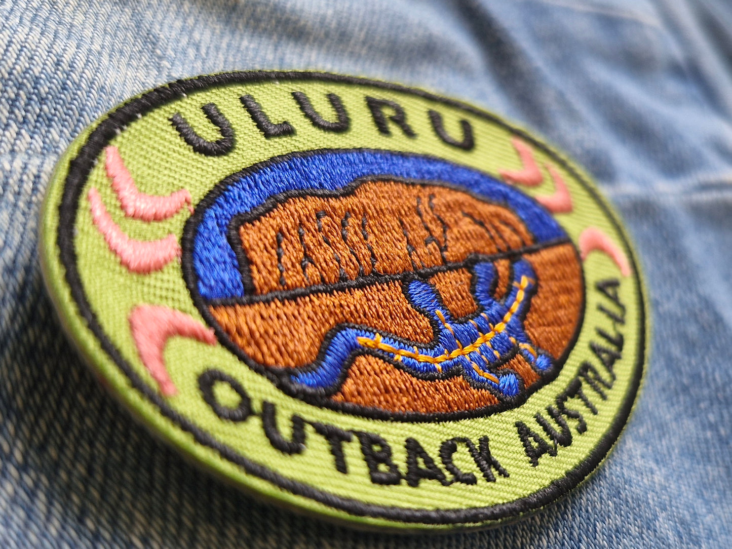 Uluru Outback Australia Travel Iron On Patch Destination Souvenir Gift