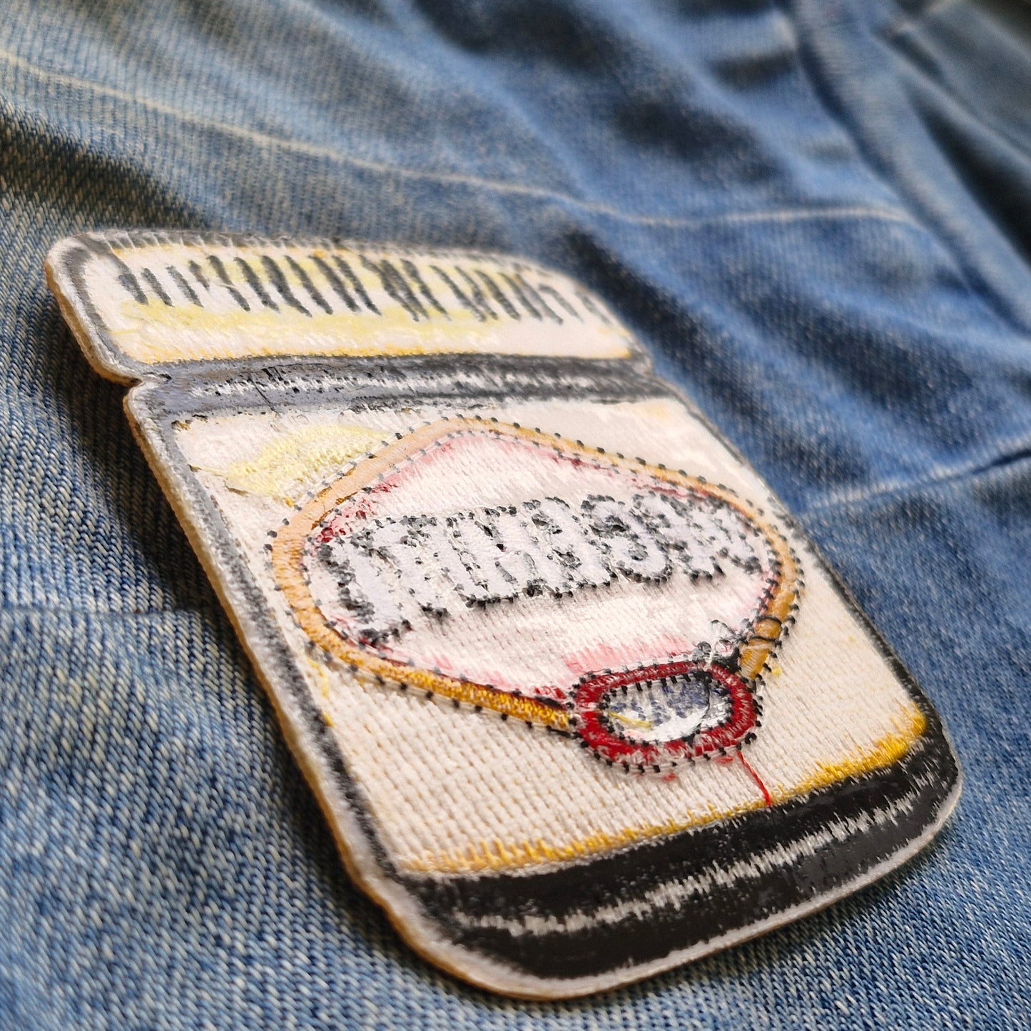 Vegemite, Australia, Iconic Iron On Embroidery Patch Destination Souvenir Gift