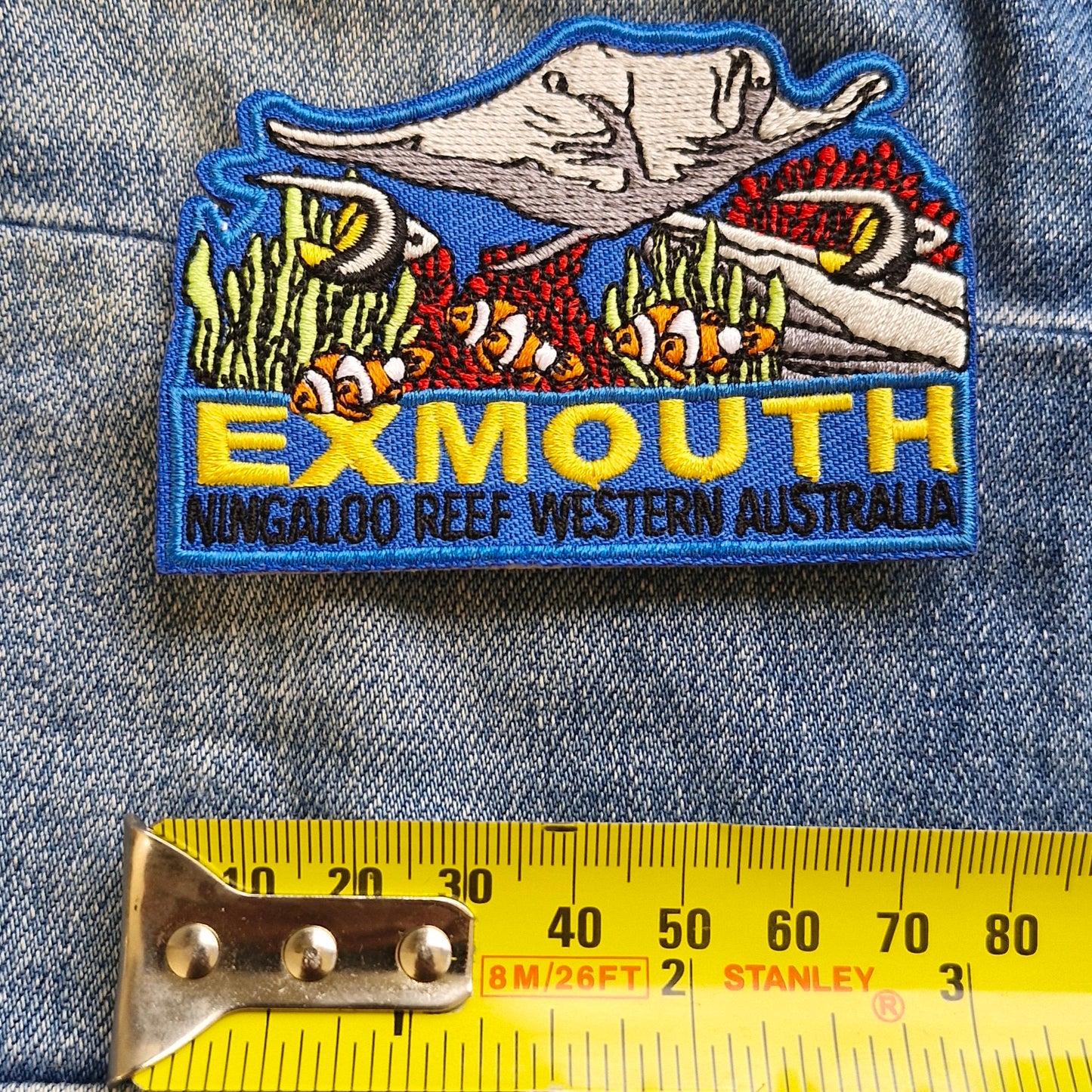 Exmouth, West Australia, Travel Iron On Embroidery Patch Destination Souvenir Gift