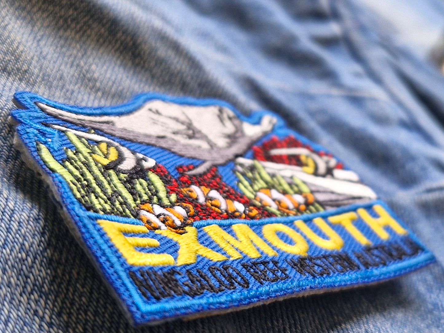 Exmouth, West Australia, Travel Iron On Embroidery Patch Destination Souvenir Gift