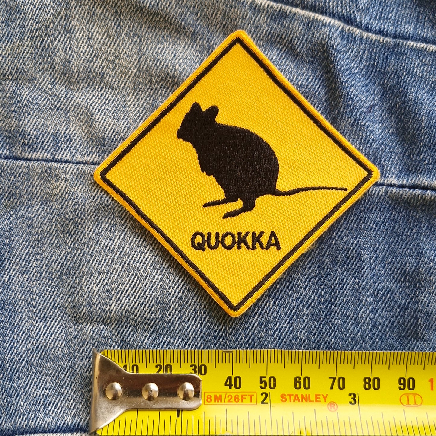 Quokka Australia, Road Trip Sign Iron On Embroidery Patch Destination Souvenir Gift