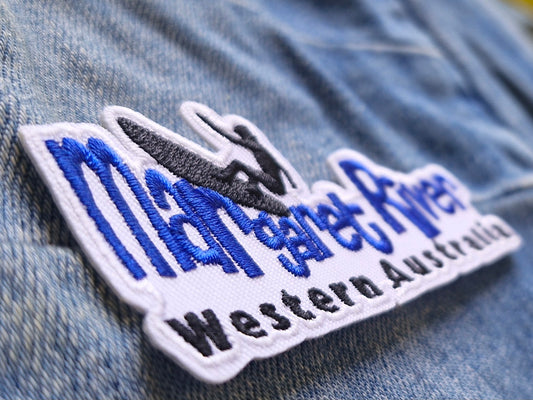 Margaret River - Western Australia, Iron On Embroidery Patch Destination Souvenir Gift