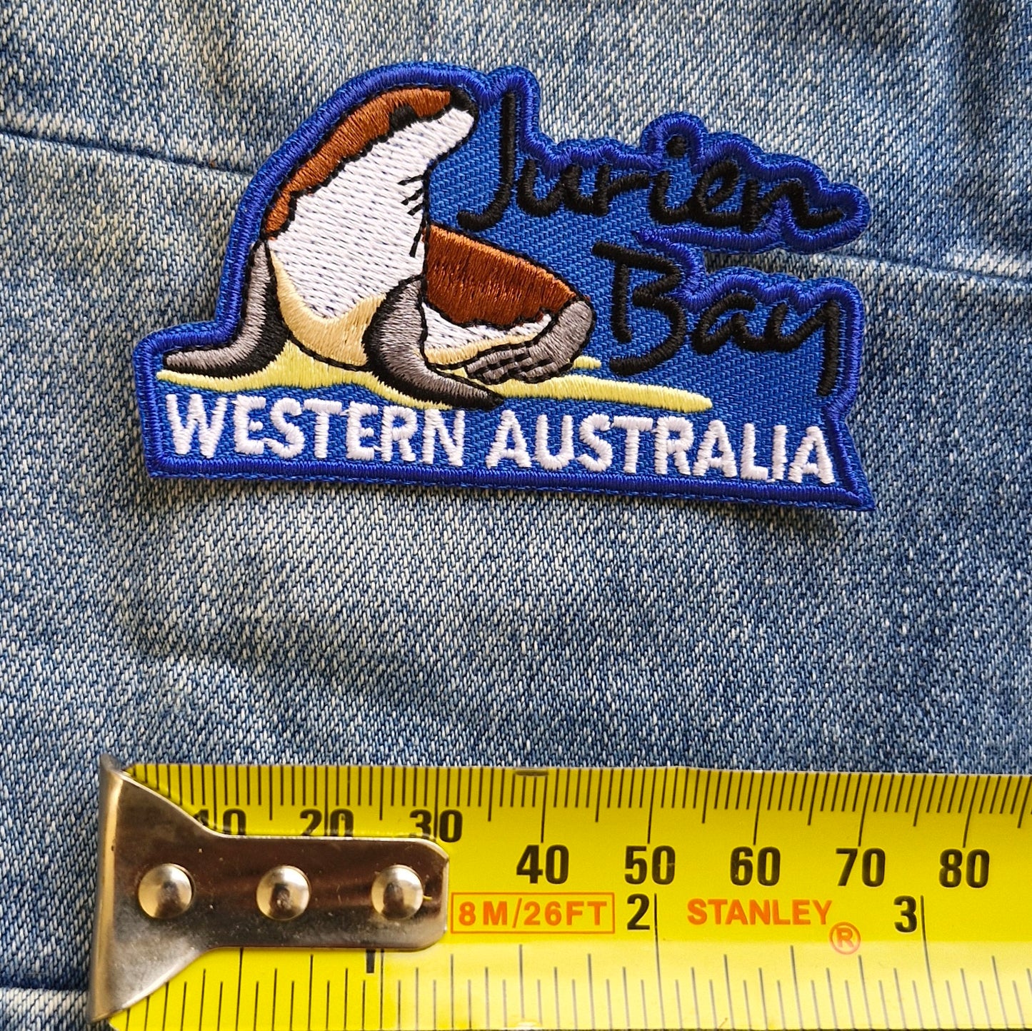 Jurien Bay, Western Australia Travel Iron On Embroidery Patch Souvenir