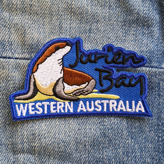 Jurien Bay, Western Australia Travel Iron On Embroidery Patch Souvenir