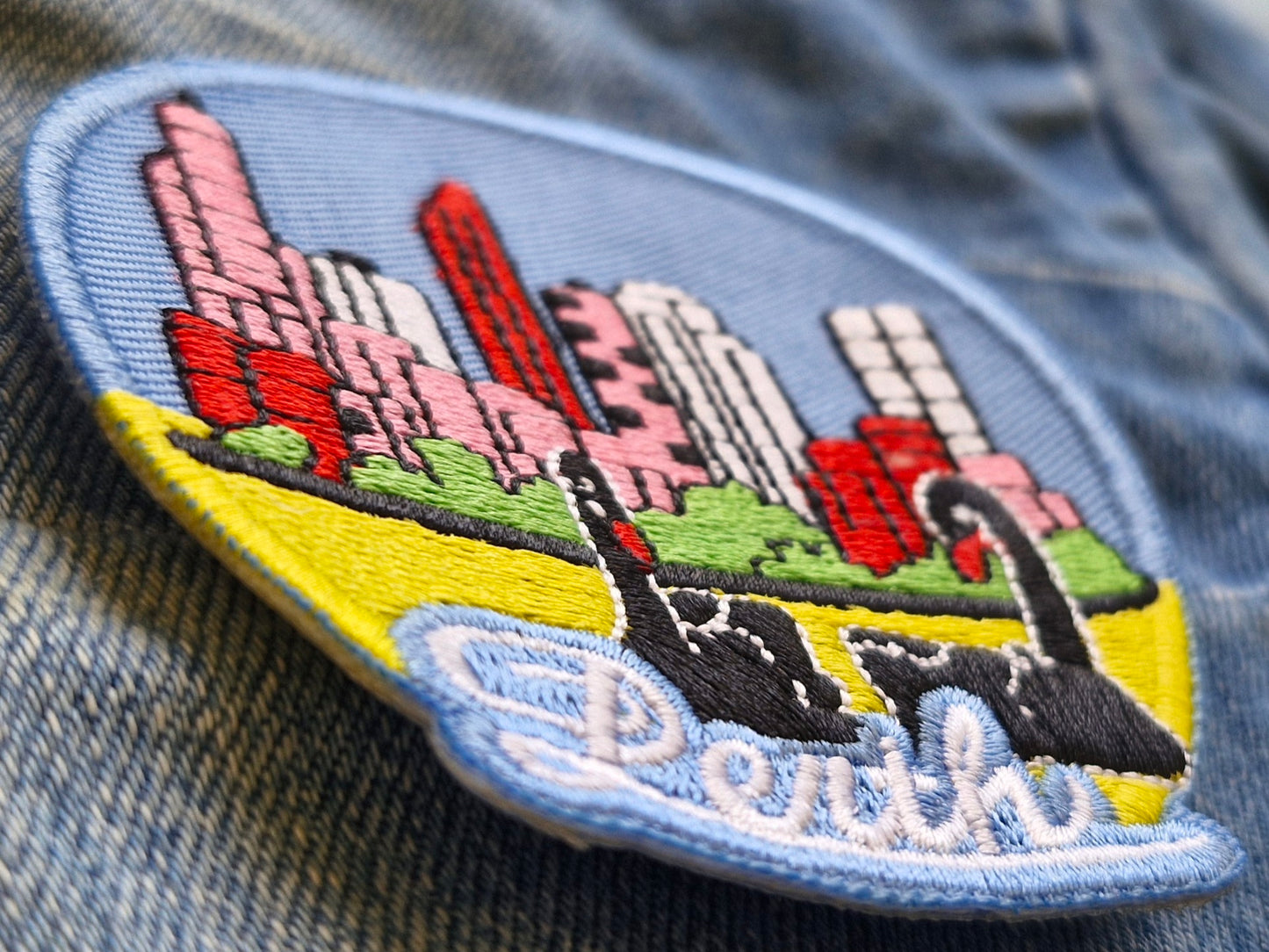 Perth, Western Australia Travel Iron On Embroidery Patch Destination Souvenir Gift