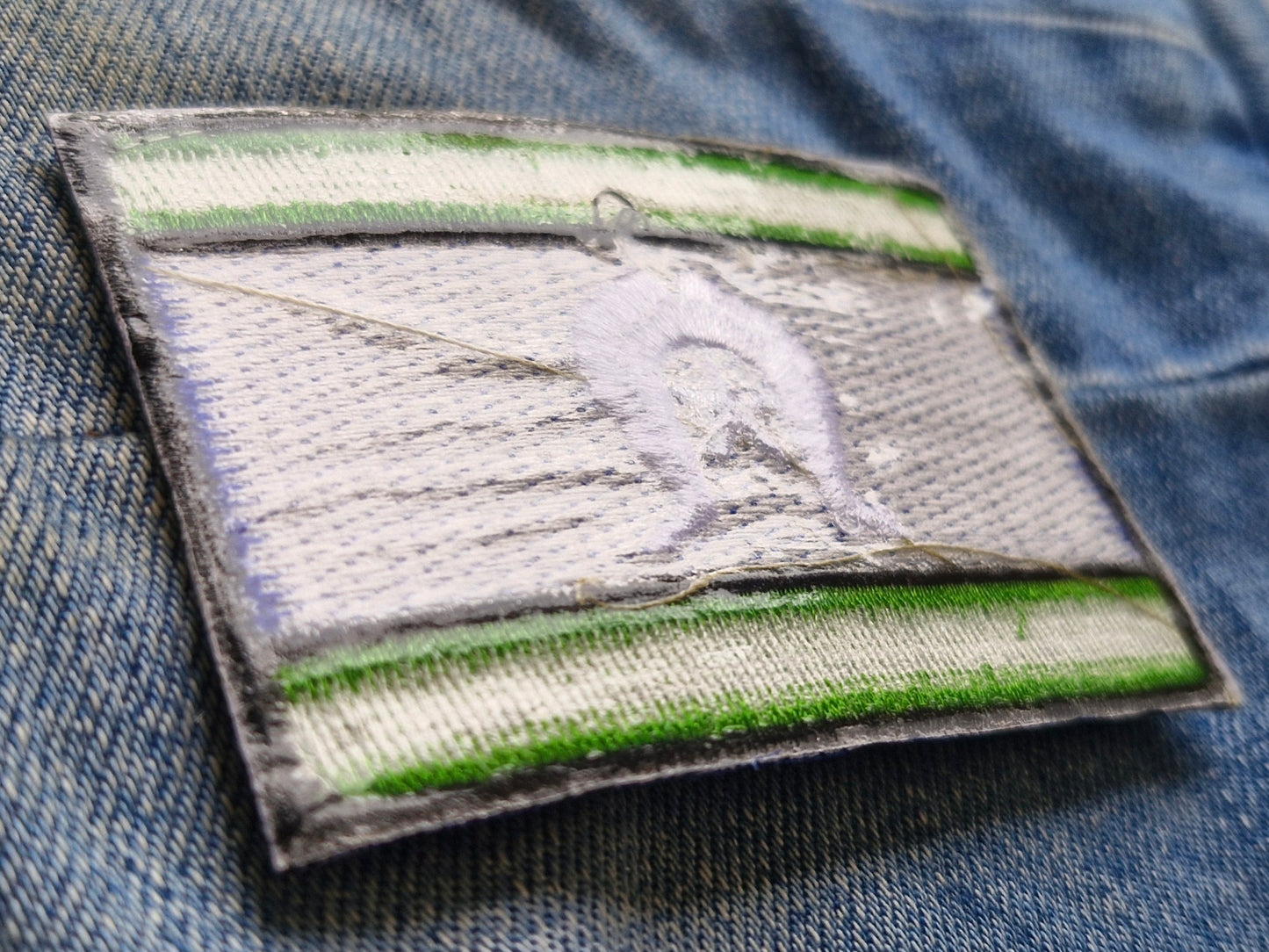Torres Strait Islander Flag Iron On Embroidery Patch Souvenir