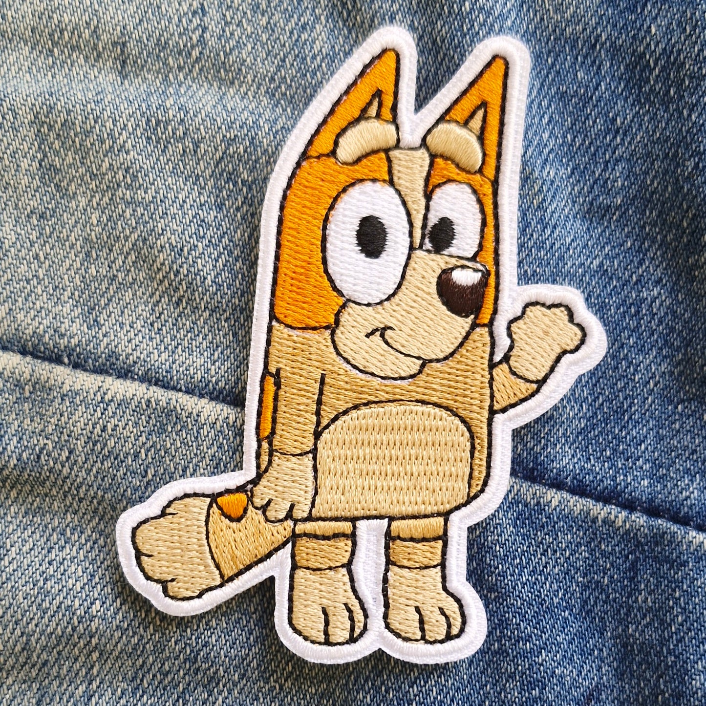 Bluey, Kids Cartoon Australia Iconic Iron On Patch Embroidery Craft Kids