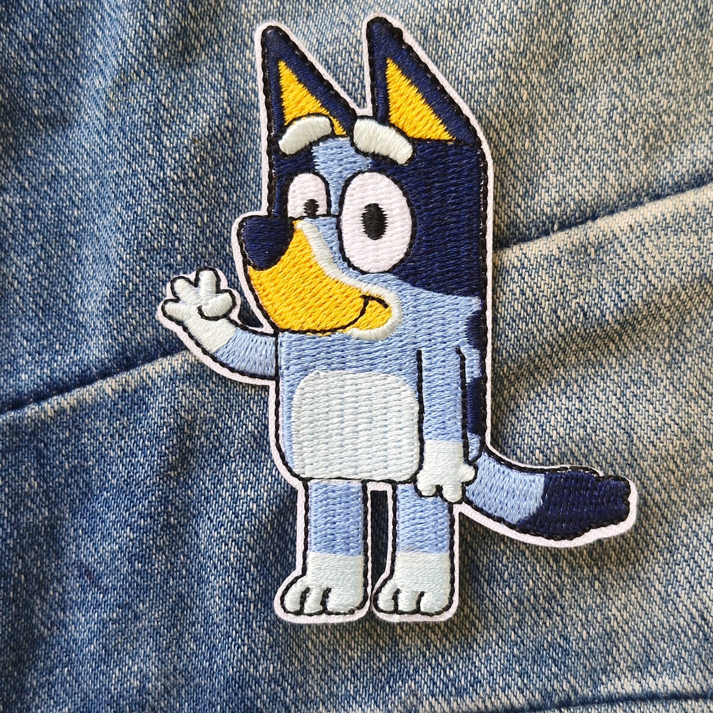 Bluey, Kids Cartoon Australia Iconic Iron On Patch Embroidery Craft Kids
