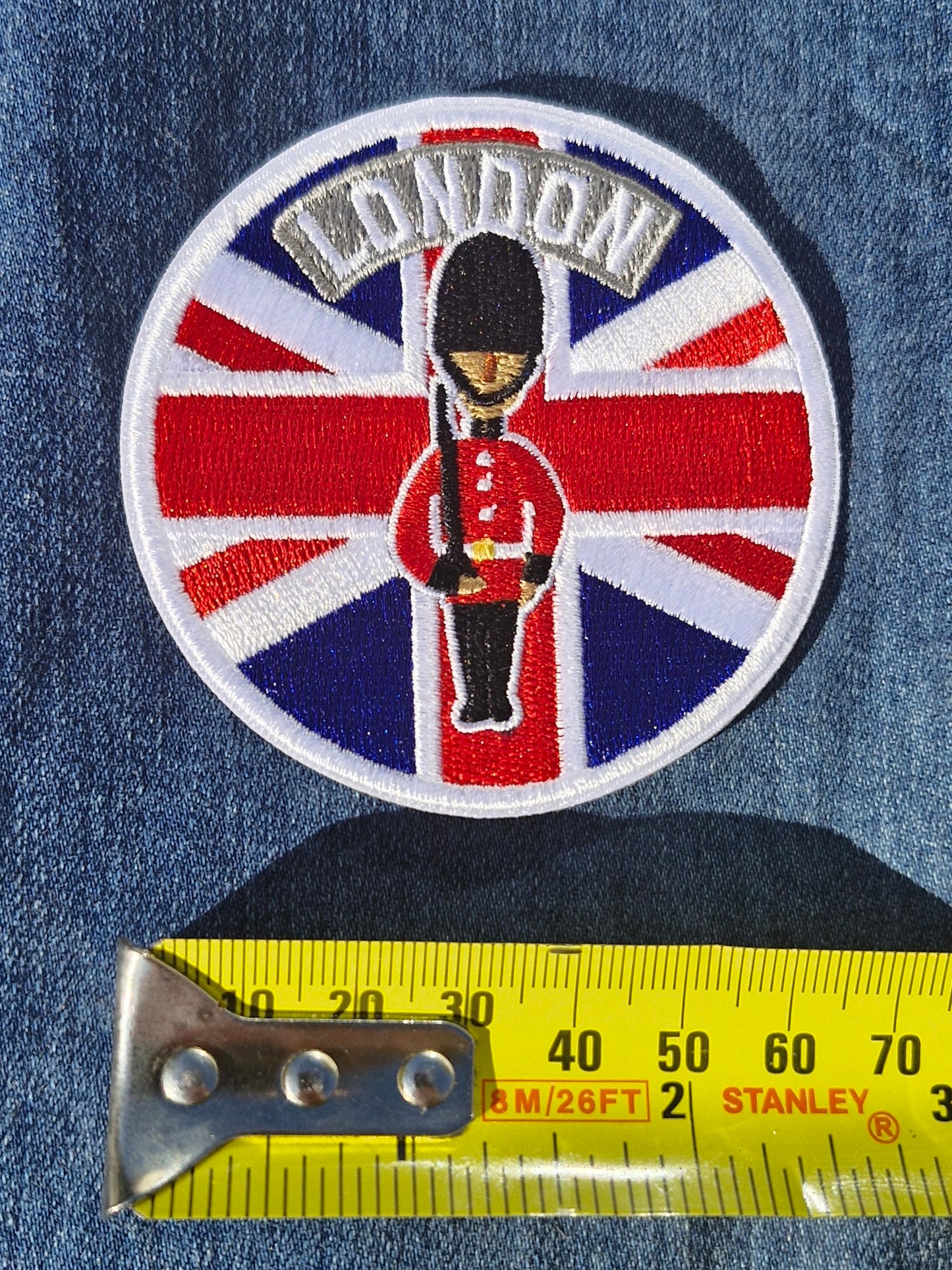 London - UK, Travel Iron On Embroidery Patch Destination Souvenir Gift