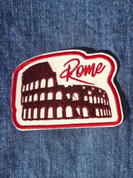Rome - Italy, Travel Iron On Embroidery Patch Destination Souvenir Gift
